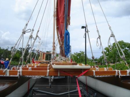 Double Hulled Hawaiian Canoe